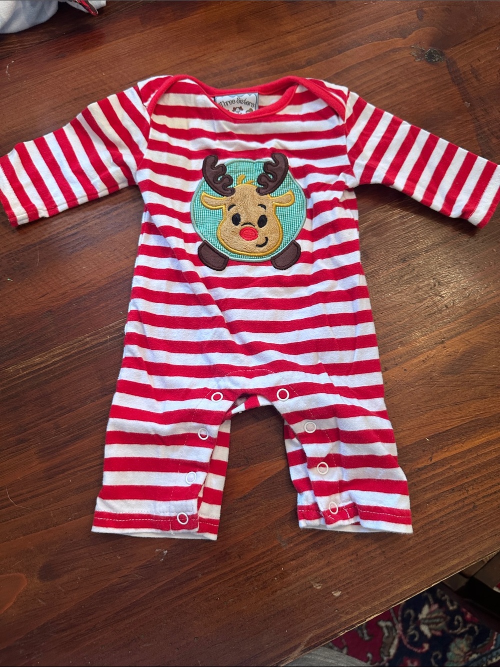 Three sisters reindeer jumper NB
